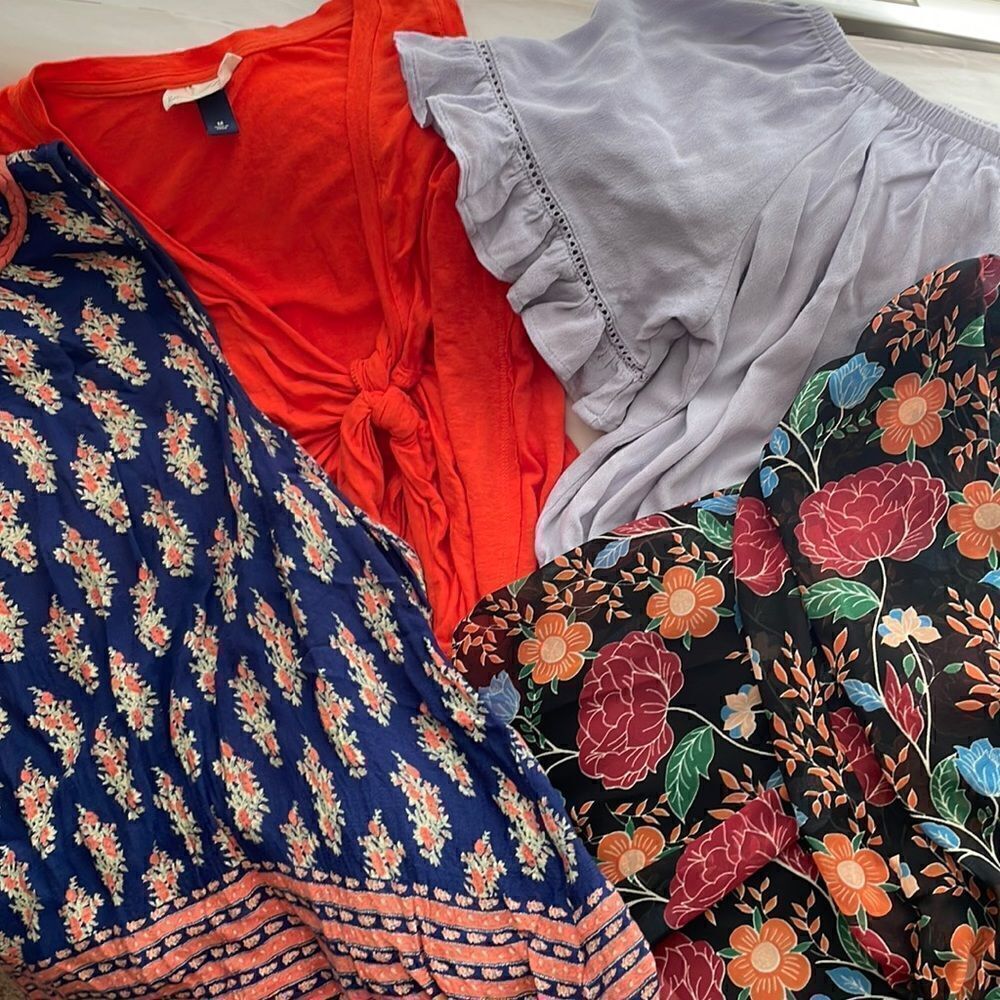 4 Pieces: Zara, Ban Jara, Linen